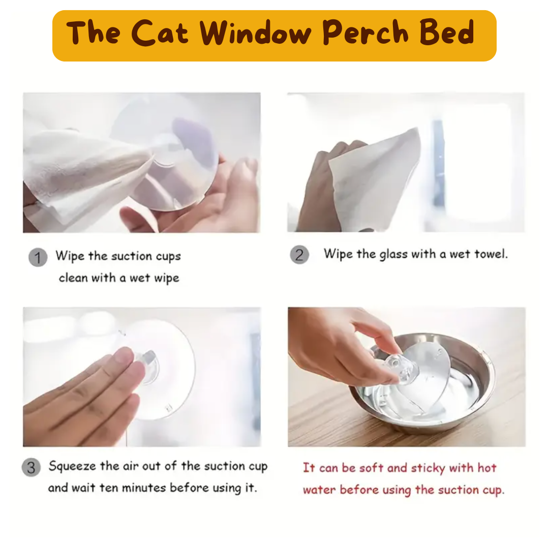The Cat Window Perch Bed - Ginger Pets