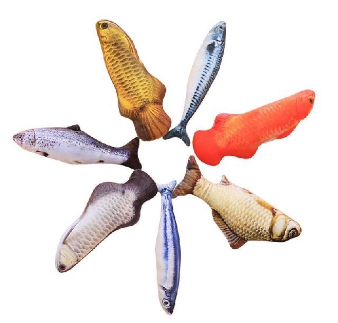 Plush Fishy Friends - Cat Toys - Ginger Pets