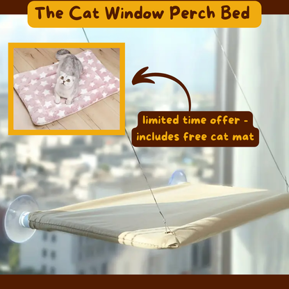 The Cat Window Perch Bed - Ginger Pets