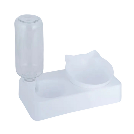 Elevated Bowl & Water Dispenser - Ginger Pets