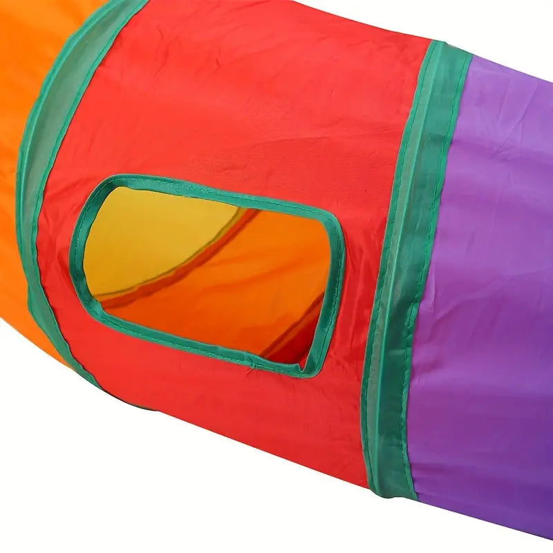 The Rainbow S-Shaped Cat Tunnel - Ginger Pets